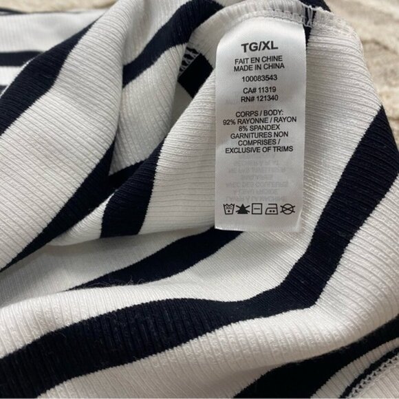 Dynamite Layla Off The Shoulders Ribbed Top Size XL - Picture 2 of 5